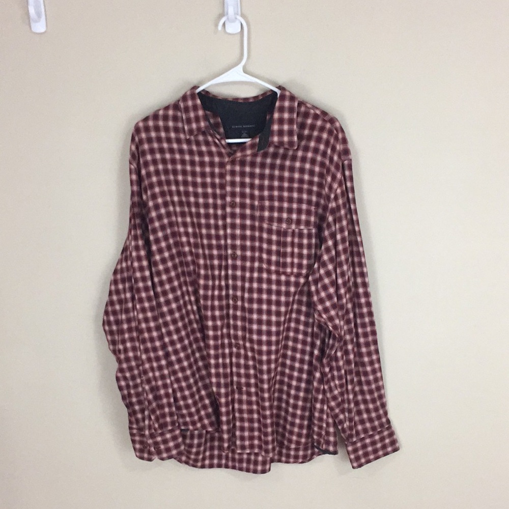 Banana Republic Plaid Flannel Shirt Size 17-17.5 XL